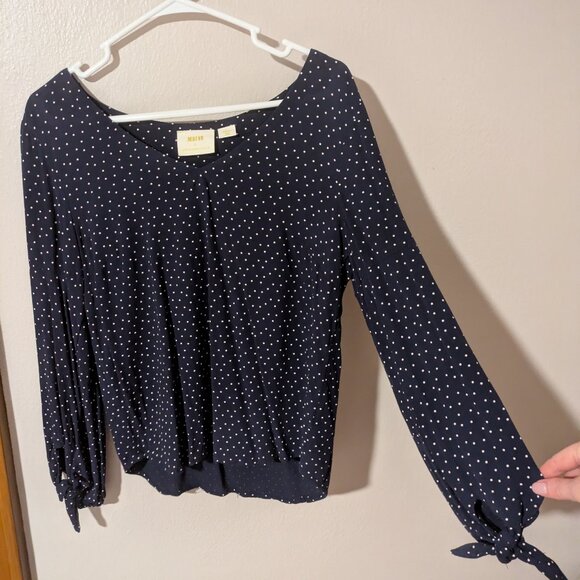 Maeve by Anthropologie | Polka Dot Blouse - Picture 2 of 3